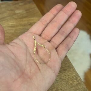 Genuine vintage 14k gold charm holder